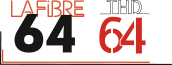 Logos de la Fibre 64 et THD 64